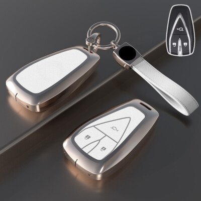 For Changan CS75 PLUS CS35 PLUS CS55 PLUS Zinc Alloy Leather Car Key Case Cover
