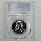 1963 Franklin Half Dollar PCGS PR 67 50c Coin Lot