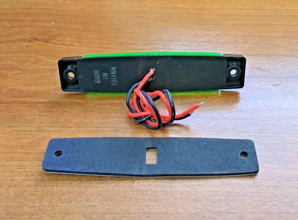 6 luces de cortesía LED verdes impermeables grandes súper brillantes BBT 12 voltios  Foto 2 de 4