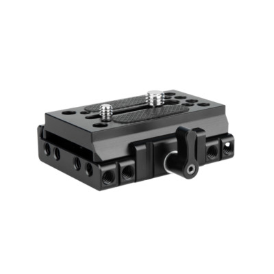NICEYRIG Quick Release Manfrotto Standard Base Plate Clamp for Camera Rig Tripod
