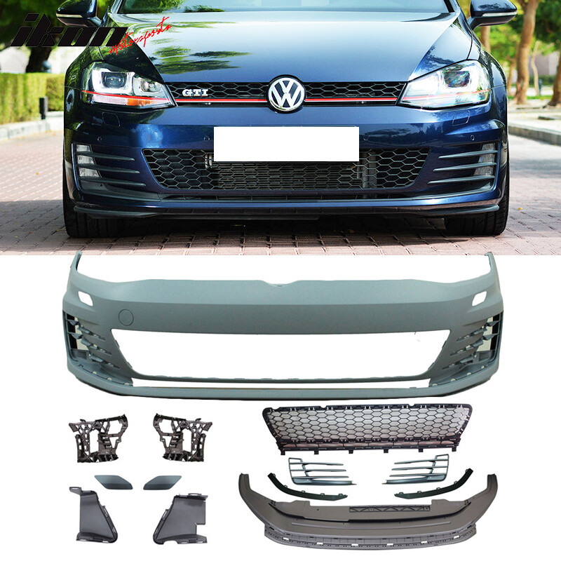 Golf7 GTI フロントバンパーサイドグリル Fits 15-17 VW
