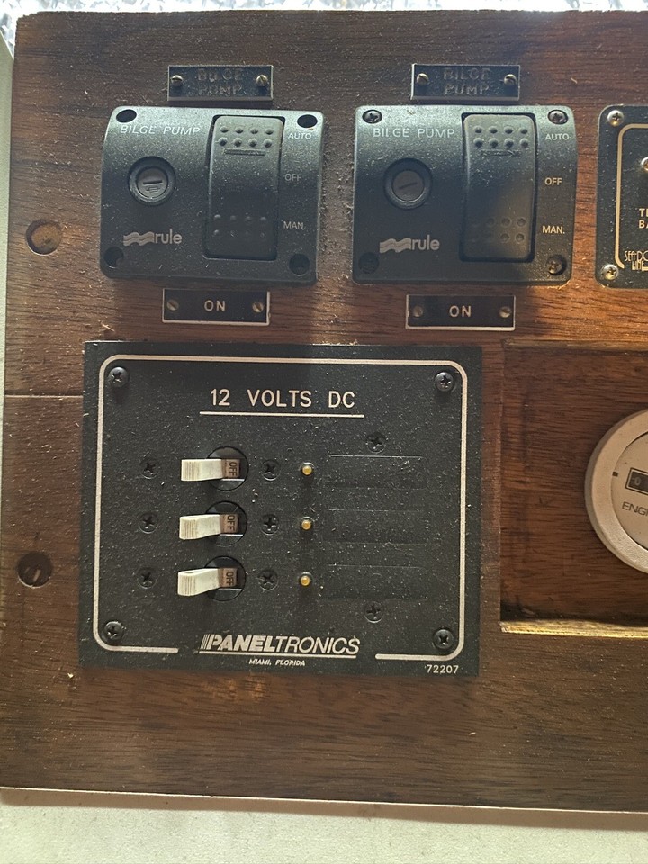 Boat Control Console with Gauges and Steering Mount! | eBay