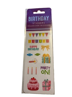 Birthday : Stickers: Includes Over 100 Stickers by Peter Pauper Press Inc....