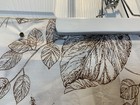 Vintage Mid Century Modern WEST GERMAN 70s Retro Fabric Flower Floral Sheer MCM — photo 6