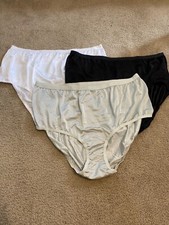 Comfort Choice Women's Plus Size 10 Stretch Neutral Nylon Brief 3 Pack Underwear