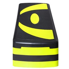 31" Aerobic Step Platform Exercise Stepper Workout Step 4"-6"-8" w/Risers Yellow