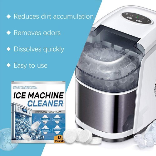 Ice Machine Cleaner Maker Descaler - 12/24 Pieces Clean Tablets 2025 I3Y9 - Picture 7 of 19