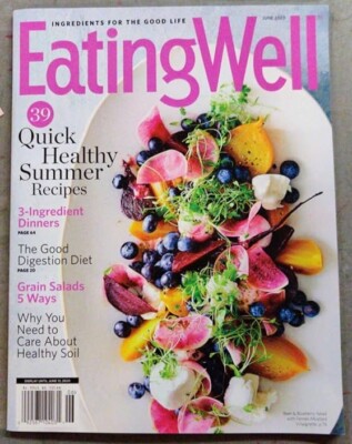 Eating Well Magazine June 2020 - Quick Healthy Summer Recipes Ideas