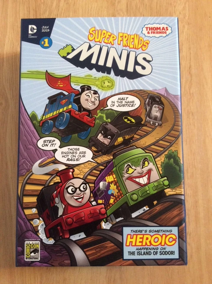 SDCC 2015 Exclusive Thomas & Friends Super Minis DC Harley Quinn Mattel MIB New - Image 2 of 4