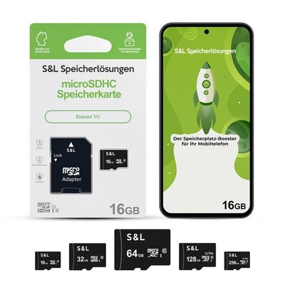 micro SD Speicherkarte Memory für Xiaomi 11i 16GB 32GB 64GB 128GB 256GB Top