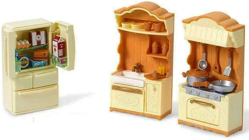 - Set Cucina Completo Con Oltre 36 Accessori Dettagliati E Mobili per Casa Delle - Immagine 2 di 4