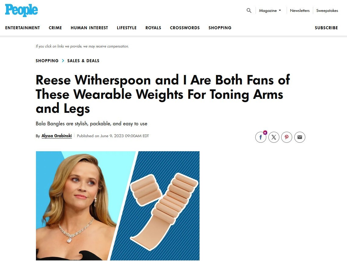 BALA Bangles - SILVER  Adjustable Ankle/Wrist Weights  2  X  2 Lbs Each NEW