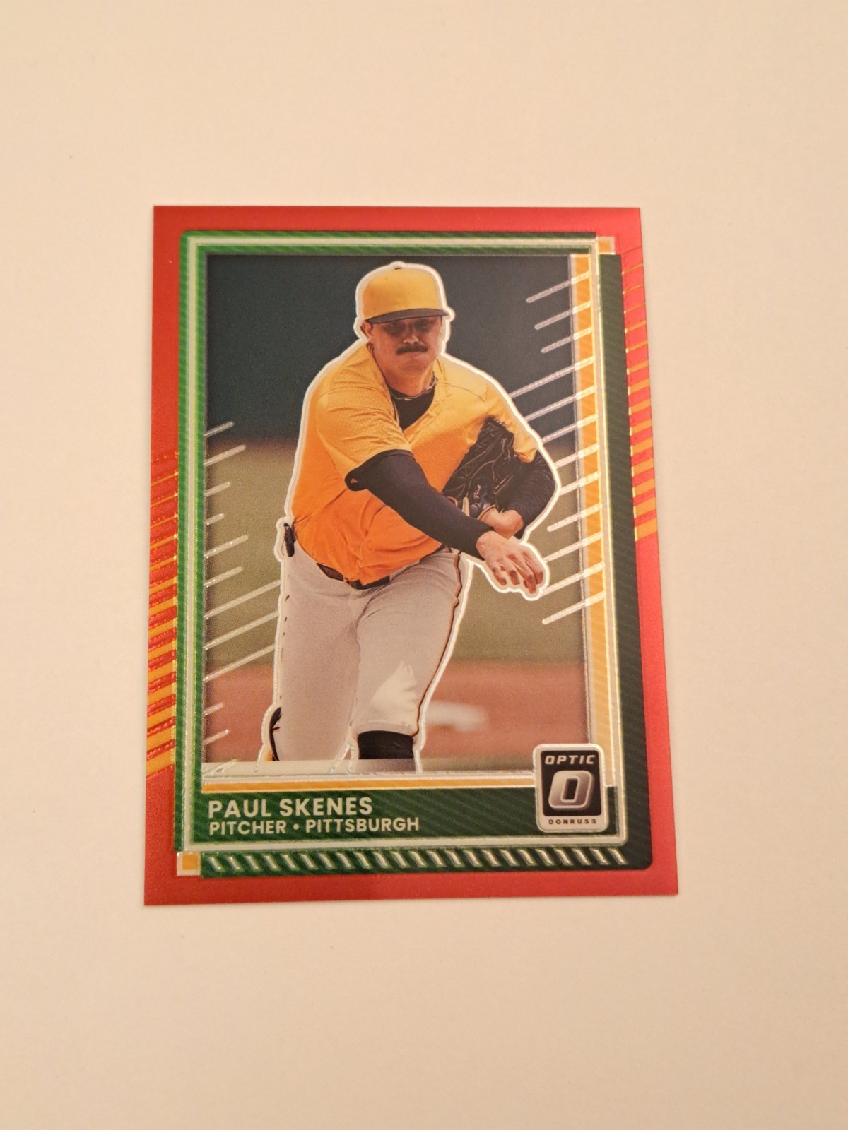 2025 Doruss Optic Paul Skenes #29 Red Holo #23/99 Pittsburgh Pirates