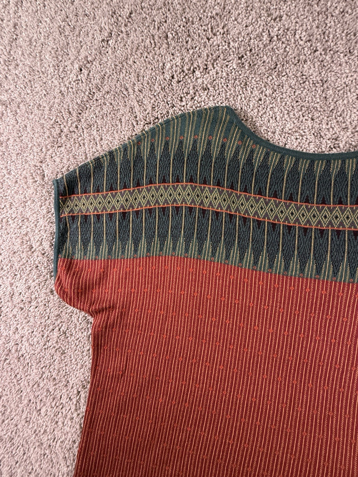 Peruvian Connection Sweater Size Large multicolor… - image 10