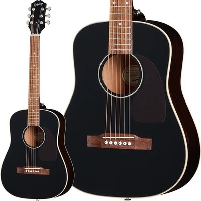 Epiphone J-45 Express Ebony 22.68 Inch Short Scale Travel Guitar