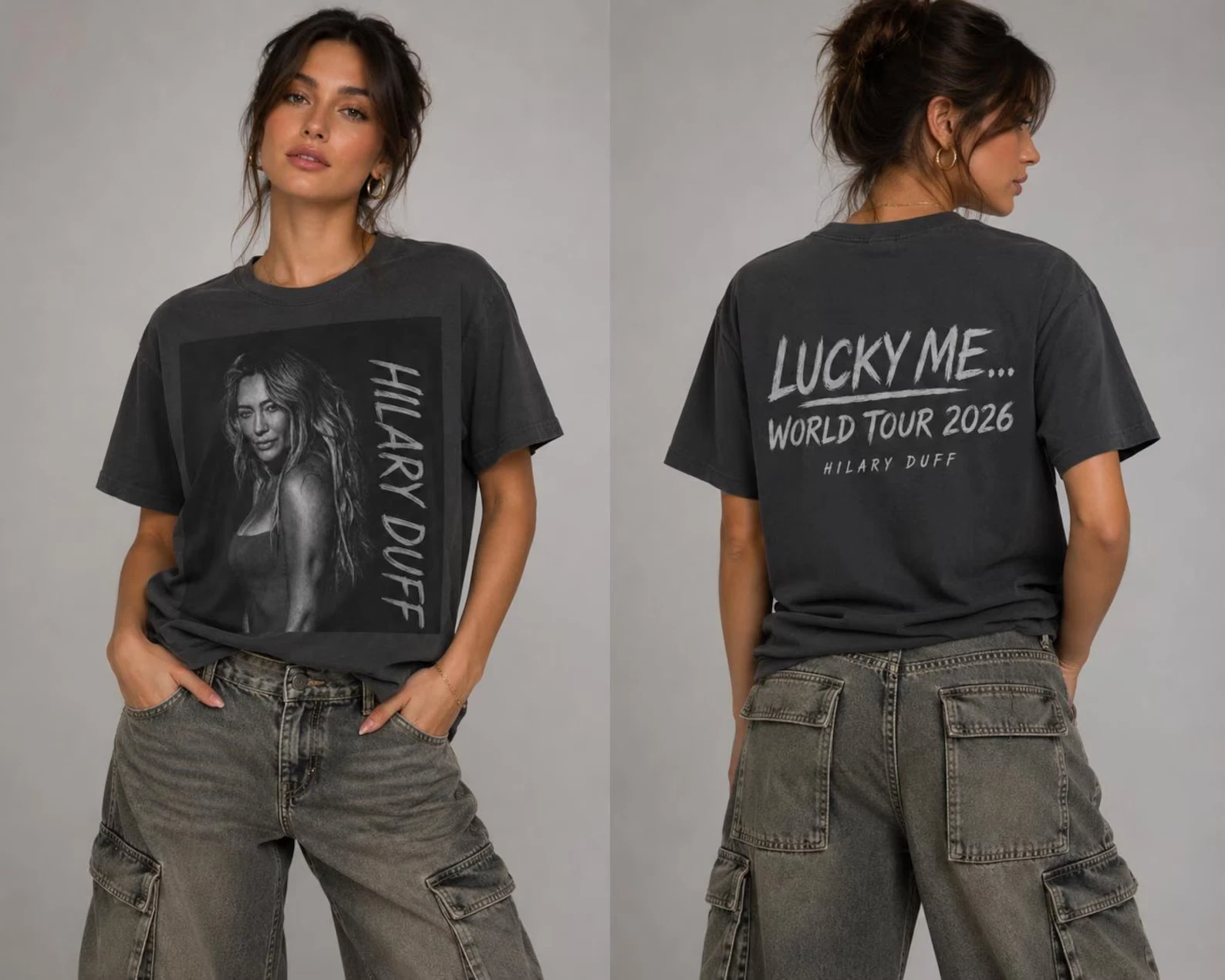 Hilary Duff Lucky Me World Tour 2026 T-Shirt