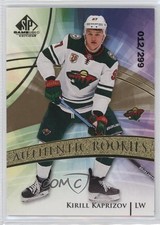 2020 SP Game Used Authentic Rookies Golden Burst 12/299 Kirill Kaprizov #180 kq9