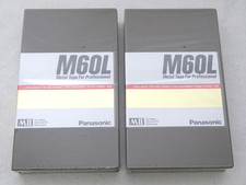 (2) Panasonic AU-M60L Metal Tape for Professional MII / NOS / FedEx FS