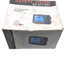 Safety Vision MONITOR SV-511-KIT, BLACK & WHITE, 5.5" PICTURE NEW WITH BOX RARE