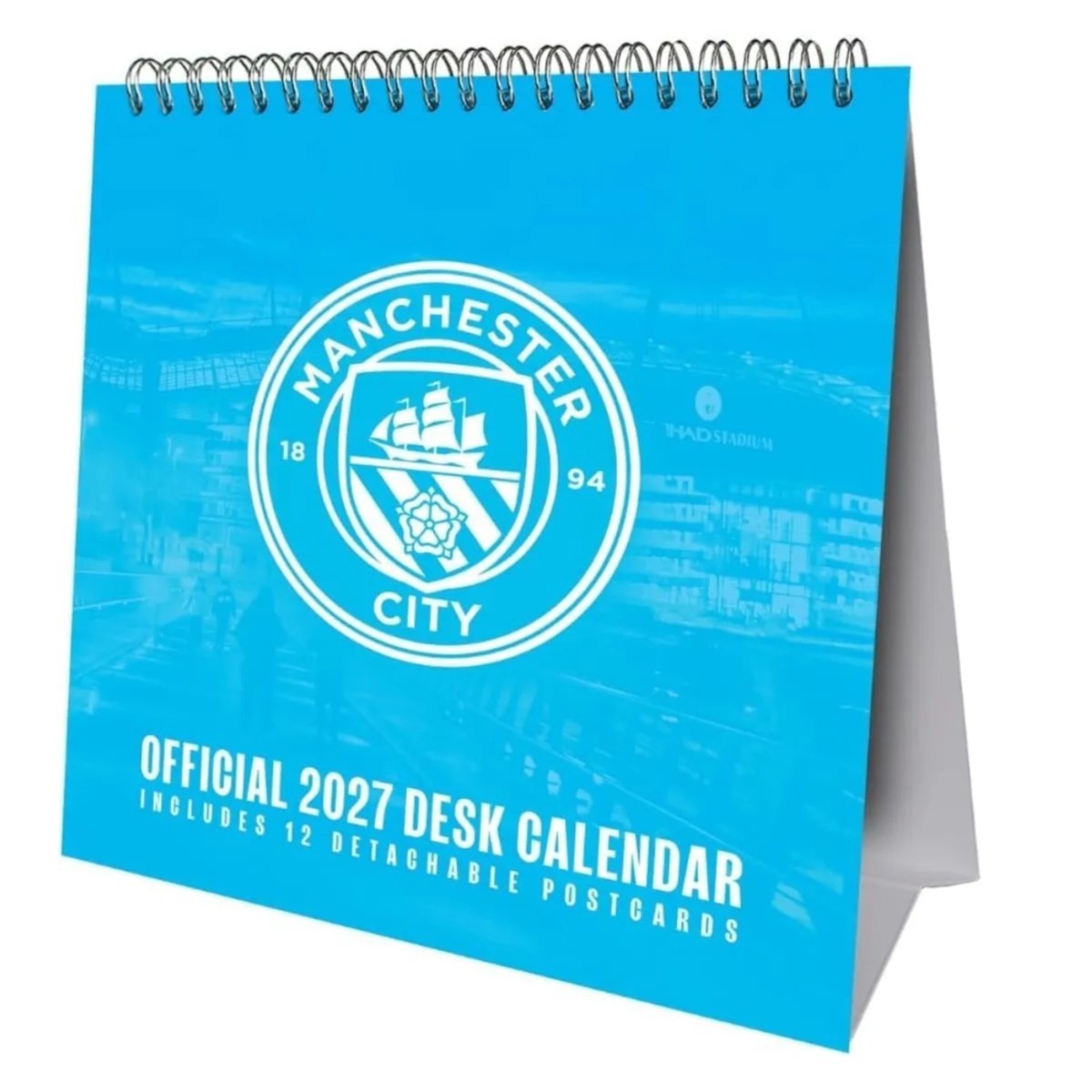 Manchester City FC 2027 Desk Easel Calendar Official Licensed Football | 2026 - Image 4