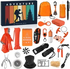 Survival Kit Advent Calendar 2025 for Men - 24 Days Christmas Countdown Calendar
