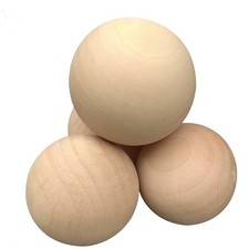 Solid Hardwood Wooden Balls 6mm-90mm Untreated No Holes | Craft Sphere Balls