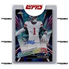 2024 Topps Chrome - Future Stars #FSA-MN Malik Nabers Rookie Auto /199
