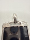 VTG CHINA 925 STERLING SILVER AGATE & CZ PENDANT. 13.6 GRAMS. HALLMARK — photo 8