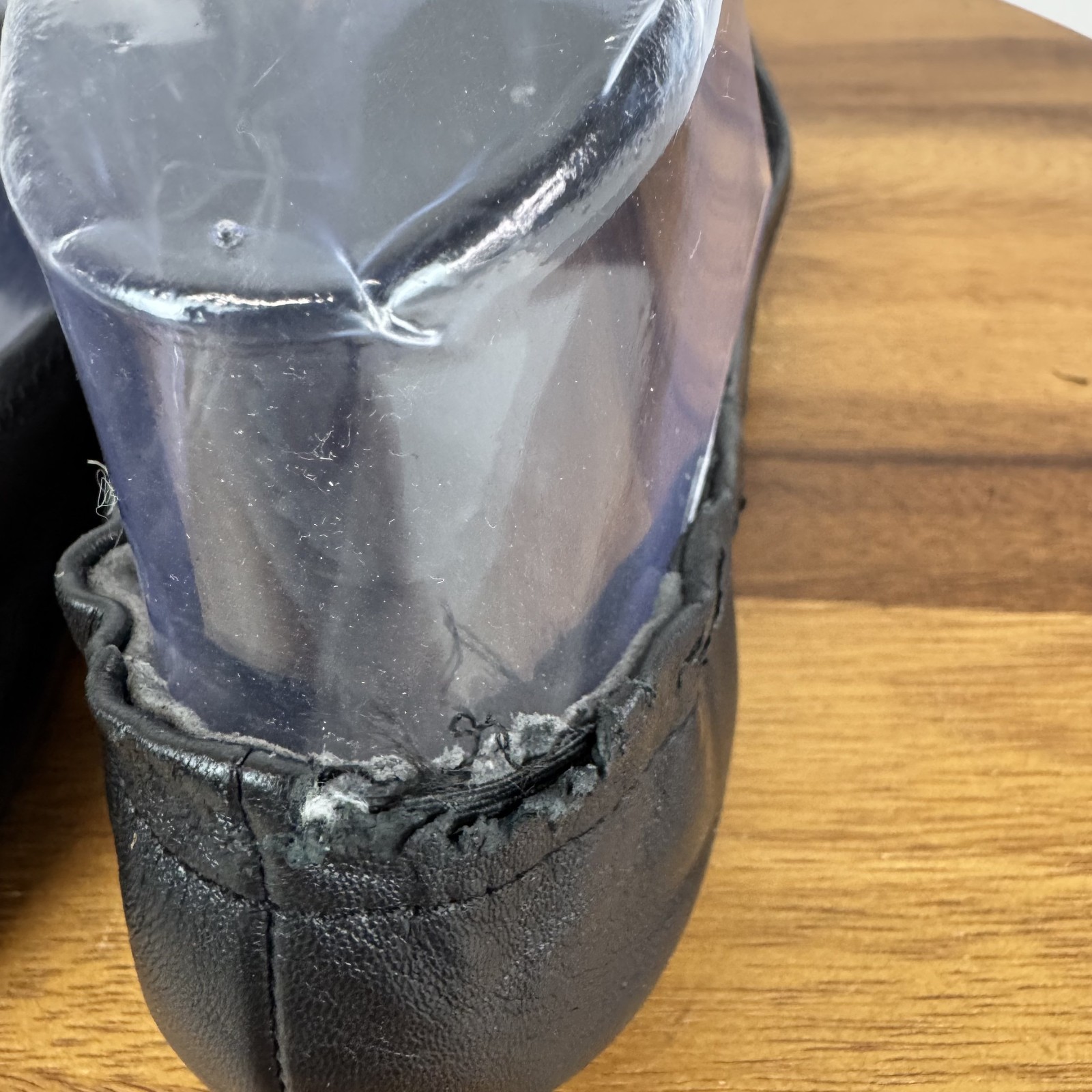 Womens Tory Burch Everly Metallic Gray Leather Casual Ballet Flats Size 10.5 GUC thumbnail 7