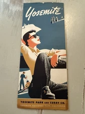 David Pollack Yosemite Travel Brochure ca 1930s 4 1/2 x 9 inches