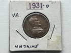 1931-D 1c Lincoln Wheat Cent Penny EF-XF "Actual Coin Pictured" - Low Mintage!