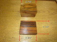 Forend Tip & Grip Cap Fancy English Walnut