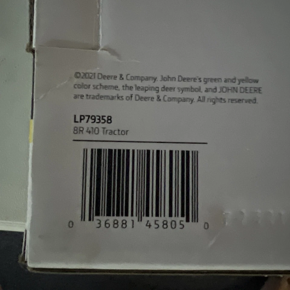 LP79358 John Deere ERTL 1/32 8R 410 2021 Farm Show Foto 3 de 3