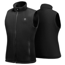 Rechargeable 6-zone heated vest, 16000mAh, 3 heat levels, soft thermal L