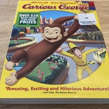Universal Studios Curious George DVD Will Ferrell Drew Barrymore Comedy