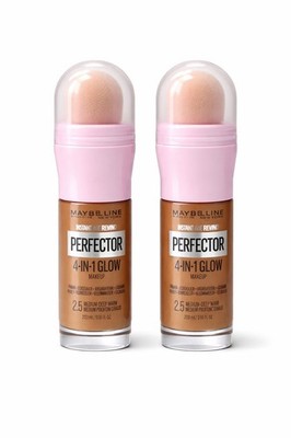 Maybelline Instant Age Rewind Perfector 4-In-1 Glow Makeup Medium - Deep Warm x2