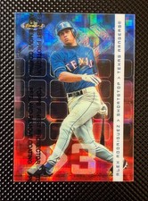 2002 Topps Finest Xfractor (with protector) Alex Rodriguez /99 Texas Rangers