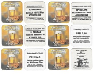 36a Brij. Jupiler Datumviltjes 6 stuks