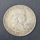 1949  Franklin half dollar silver coin (FREE SHIPPING)