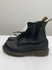 Used Dr. Martens Pascal 8-Hole Lace-Up Boots in Black, Size 38