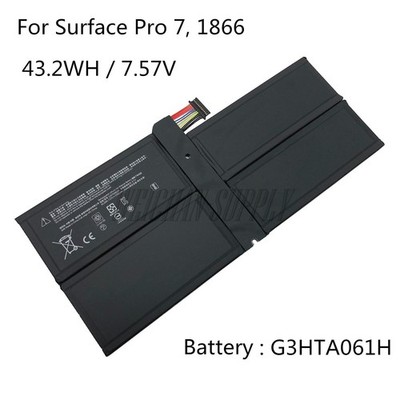 5702mAh New Battery G3HTA061H For Microsoft Surface Pro 7 1866 12.3'' (2019)