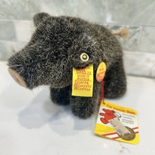 Steiff Austria "Wulle" the friendly Boar. 5 1/2" long, excellent