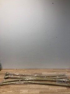 Kingston Brass CCD2177 Double Curved Shower Rod 60"-72" Brushed Brass