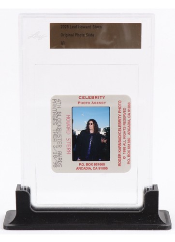 Howard Stern 2025 foglia diapositiva fotografica originale #NNO #1/1 (foglia) - Foto 1 di 2