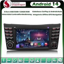 8-Kern 8+128GB Android 14 Autoradio GPS Navi für Mercedes E/CLS Klasse W211 W219 8-Kern 8+128GB Android 14 Autoradio GPS Navi für Mercedes E/CLS Klasse W211 W219