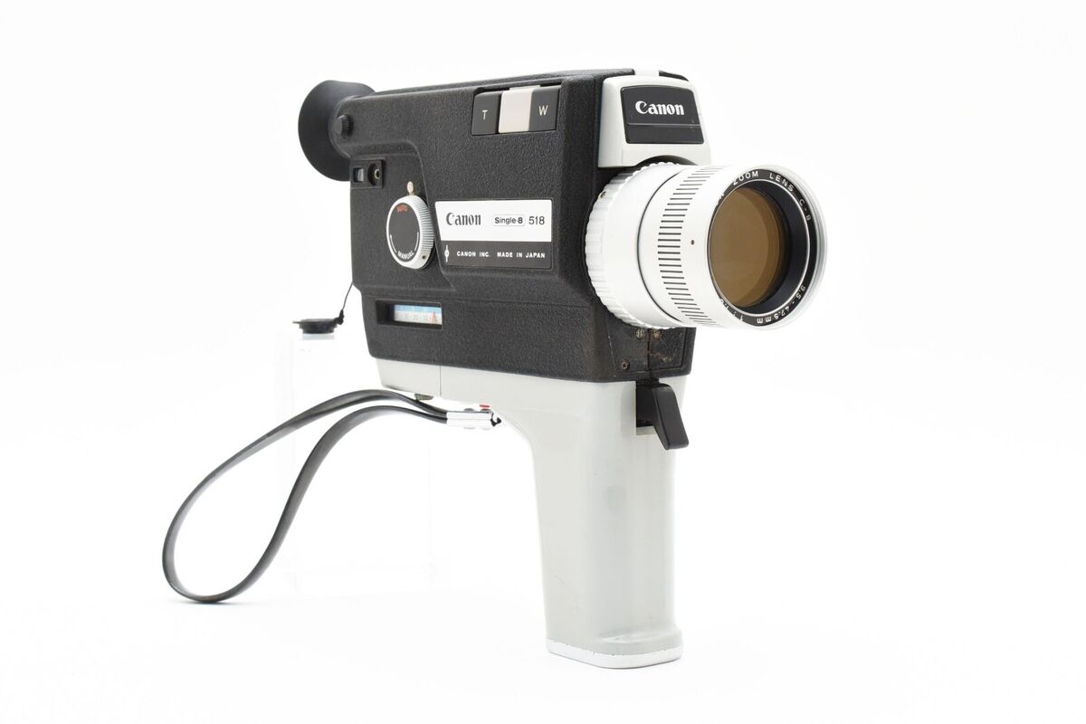 Canon Single 8 518 Auto Zoom Movie 8mm Film Camera JAPAN