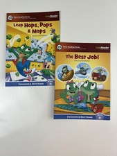 Set Of 2 Leapfrog Leapreader System Learn-To-Read Consonants  Short Vowels E O