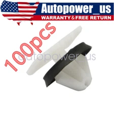 100 Pcs Body Side Exterior Trim Moulding Clips with Sealer Fits 11547581