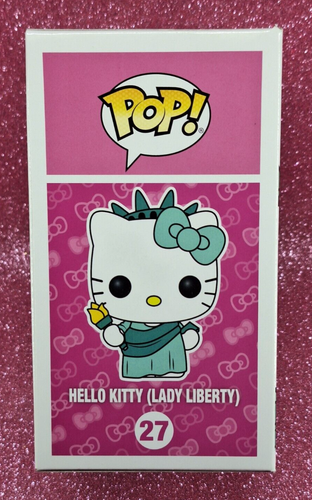 FUNKO POP SANRIO #27 HELLO KITTY (LADY LIBERTY 2019 NYCC/FCE) VINYL FIGURE 🌵💦 - Picture 5 of 11