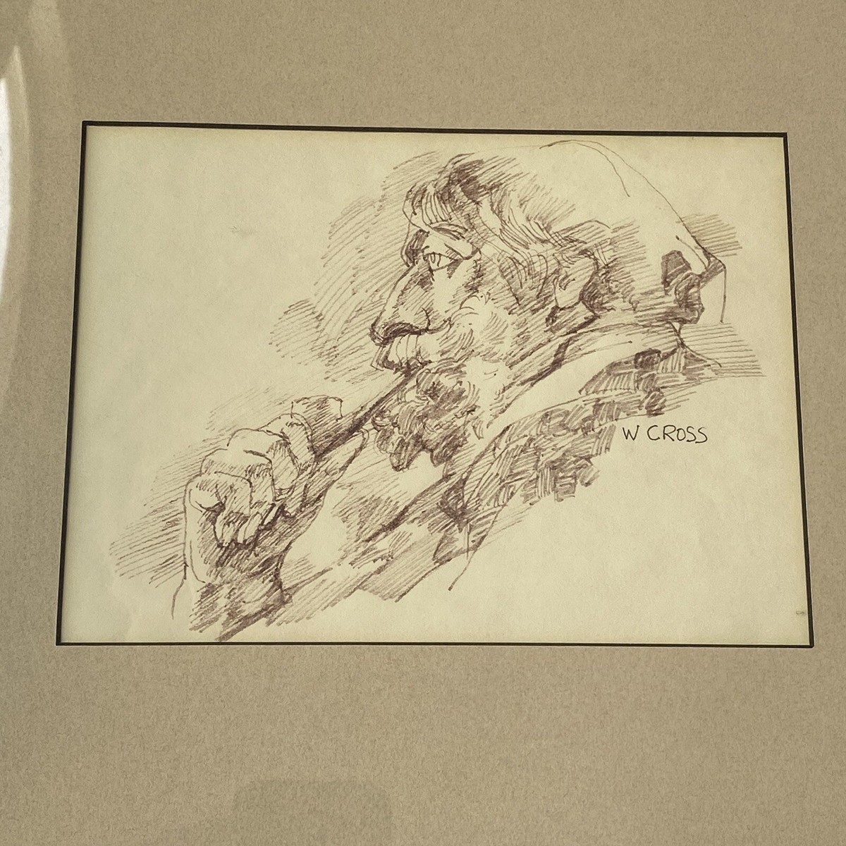 Original 1930s Watson Cross Sketch Listed Artist | eBay